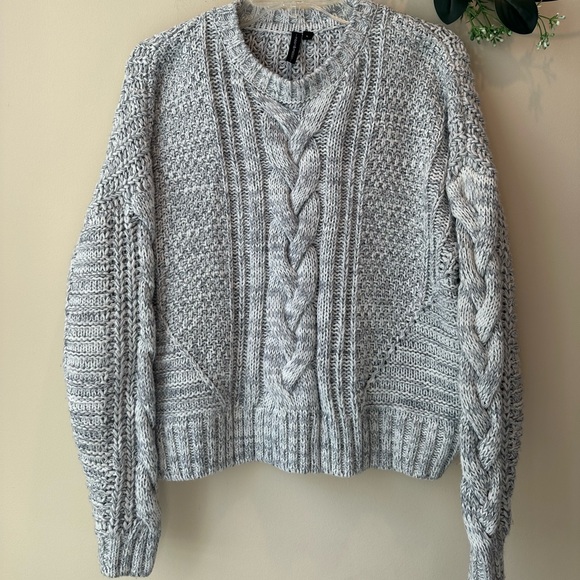 moon & madison Sweaters - moon & madison Light Cable Knit Sweater